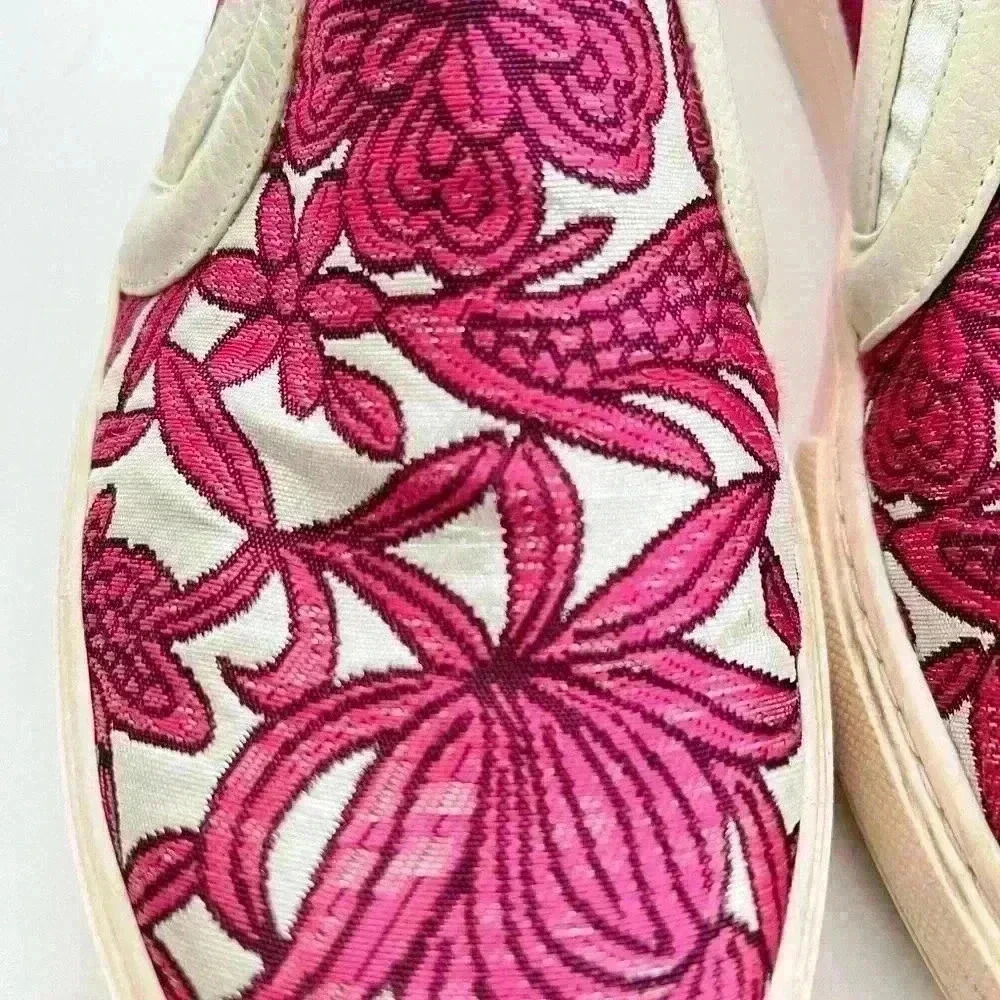 Jazmin Chebar Embroidered Slip-On Sneakers. - Picture 5 of 8